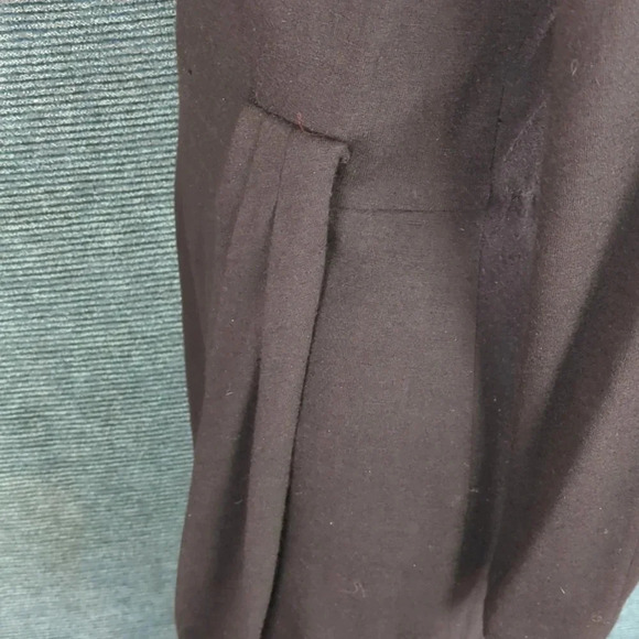 Vintage 80s Warren Petites Wool LS Dress - Picture 6 of 17